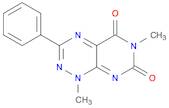 Pyrimido[5,4-e]-1,2,4-triazine-5,7(1H,6H)-dione, 1,6-dimethyl-3-phenyl-