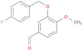benzaldehyde, 3-(4-fluorobenzyloxy)-4-methoxy-
