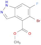 Methyl 5-bromo-6-fluoro-1H-indazole-4-carboxylate