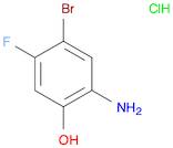 5-bromo-4-fluoro-2-hydroxyaniline hydrochloride