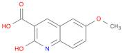 2-Hydroxy-6-methoxyquinoline-3-carboxylic acid