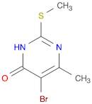 5-Bromo-6-methyl-2-(methylthio)pyrimidin-4(3H)-one