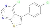 Thieno[2,3-d]pyrimidine,4-chloro-5-(4-chlorophenyl)-