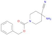 Benzyl 4-amino-4-cyanopiperidine-1-carboxylate