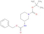 1-Piperidinecarboxylicacid, 3-[[(phenylmethoxy)carbonyl]amino]-, 1,1-dimethylethyl ester, (3R)-