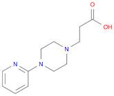 1-Piperazinepropanoicacid, 4-(2-pyridinyl)-