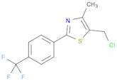 5-(Chloromethyl)-4-methyl-2-(4-(trifluoromethyl)phenyl)thiazole