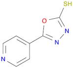 1,3,4-Oxadiazole-2(3H)-thione,5-(4-pyridinyl)-