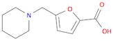 5-(Piperidin-1-ylmethyl)furan-2-carboxylic acid