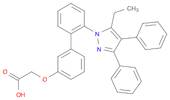 2-((2'-(5-Ethyl-3,4-diphenyl-1H-pyrazol-1-yl)-[1,1'-biphenyl]-3-yl)oxy)acetic acid