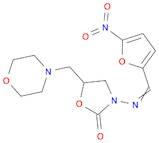 5-(Morpholinomethyl)-3-(((5-nitrofuran-2-yl)methylene)amino)oxazolidin-2-one