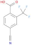 BENZOIC ACID, 4-CYANO-2-(TRIFLUOROMETHYL)-