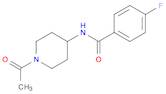 Benzamide, N-(1-acetyl-4-piperidinyl)-4-fluoro-
