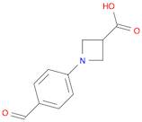 1-(4-Formylphenyl)azetidine-3-carboxylic acid