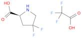 (S)-4,4-Difluoropyrrolidine-2-carboxylic acid coMpound with 2,2,2-trifluoroacetic acid (1
