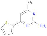 4-METHYL-6-(2-THIENYL)-2-PYRIMIDINAMINE