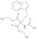 Propanedioicacid, 2-(acetylamino)-2-(benzo[b]thien-3-ylmethyl)-, 1,3-diethyl ester