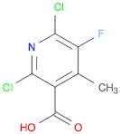 2,6-DICHLORO-5-FLUORO-4-METHYLPYRIDINE-3-CARBOXYLIC ACID