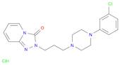 1,2,4-Triazolo[4,3-a]pyridin-3(2H)-one,2-[3-[4-(3-chlorophenyl)-1-piperazinyl]propyl]-,hydrochlo...