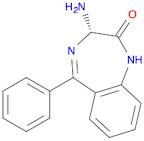 2H-1,4-Benzodiazepin-2-one, 3-amino-1,3-dihydro-5-phenyl-, (3S)-