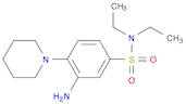 Benzenesulfonamide,3-amino-N,N-diethyl-4-(1-piperidinyl)-
