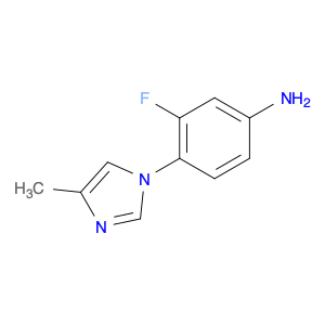 3-Fluoro-4-(4-methyl-1H-imidazol-1-yl)benzenamine