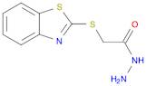Aceticacid, 2-(2-benzothiazolylthio)-, hydrazide