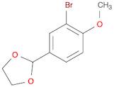 1-BROMO-5-(1,3-DIOXOLAN-2-YL)-2-METHOXYBENZENE