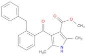 1H-Pyrrole-3-carboxylicacid, 2,5-dimethyl-4-[2-(phenylmethyl)benzoyl]-, methyl ester