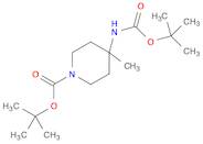 tert-Butyl 4-((tert-butoxycarbonyl)amino)-4-methylpiperidine-1-carboxylate