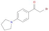 Ethanone,2-bromo-1-[4-(1-pyrrolidinyl)phenyl]-