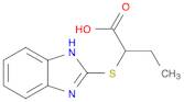 2-((1H-Benzo[d]imidazol-2-yl)thio)butanoic acid