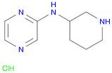 Piperidin-3-yl-pyrazin-2-yl-aMine hydrochloride, 98+% C9H15ClN4, MW