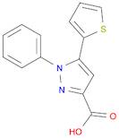 5-(2-THIENYL)-1-PHENYL-1H-PYRAZOLE-3-CARBOXYLIC ACID