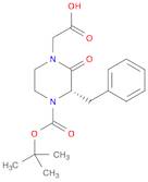 1-Piperazineaceticacid, 4-[(1,1-dimethylethoxy)carbonyl]-2-oxo-3-(phenylmethyl)-, (3S)-