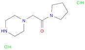 2-(Piperazin-1-yl)-1-(pyrrolidin-1-yl)ethanone dihydrochloride