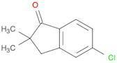 1H-Inden-1-one, 5-chloro-2,3-dihydro-2,2-dimethyl-