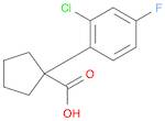 Cyclopentanecarboxylic acid, 1-(2-chloro-4-fluorophenyl)-