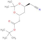 tert-Butyl 2-((4R,6S)-6-(cyanomethyl)-2,2-dimethyl-1,3-dioxan-4-yl)acetate