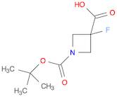 1-[(tert-butoxy)carbonyl]-3-fluoroazetidine-3-carboxylic acid