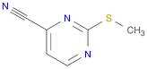 2-methylsulfanylpyrimidine-4-carbonitrile