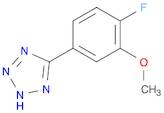 5-(4-Fluoro-3-methoxyphenyl)-2H-tetrazole