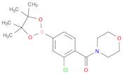 (2-Chloro-4-(4,4,5,5-tetramethyl-1,3,2-dioxaborolan-2-yl)phenyl)(morpholino)methanone