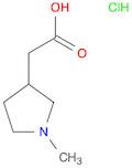 2-(1-Methylpyrrolidin-3-yl)acetic acid hydrochloride