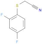 2-((2,4-Difluorophenyl)thio)acetonitrile