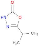 1,3,4-Oxadiazol-2(3H)-one,5-(1-methylethyl)-
