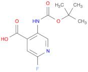 5-((tert-Butoxycarbonyl)amino)-2-fluoroisonicotinic acid
