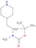 Carbamic acid, methyl[2-(4-piperidinyl)ethyl]-, 1,1-dimethylethyl ester