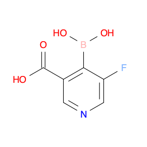 4-Borono-5-fluoronicotinic acid