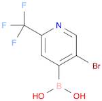 5-Bromo-2-trifluoromethylpyridine-4-boronic acid